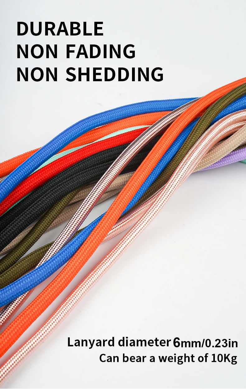 Crossbody Lanyard Necklace Strap Universal Mobile Phone Adjustment Long Hanging Rope With Clip Anti-Lost Lanyard