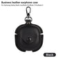 Luxury Leather Case For Samsung Galaxy Buds 2 Pro Buds Live Buds FE Case Bluetooth Wireless Headphones Protective Cover Keychain