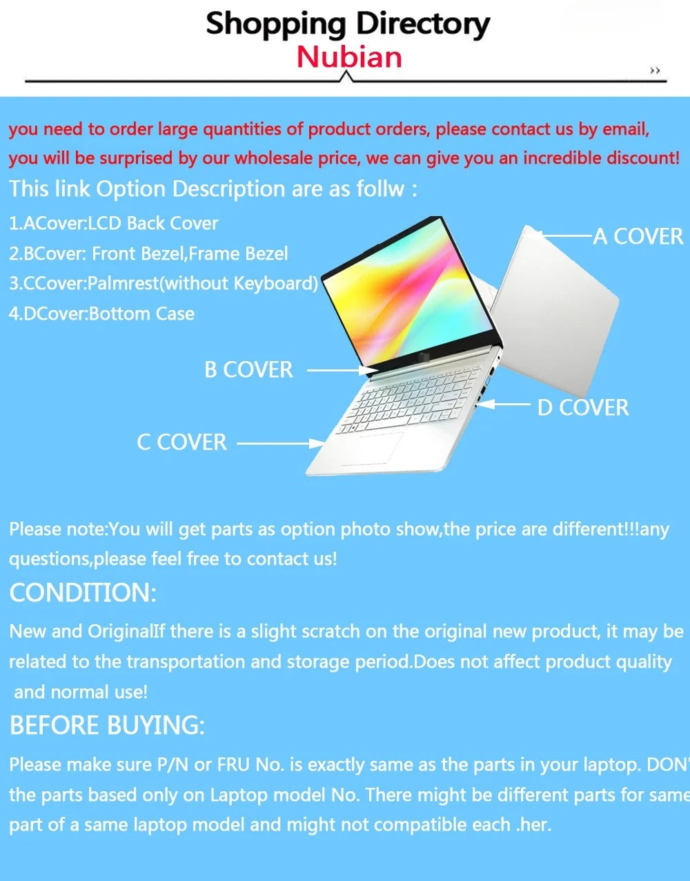 NEW Laptops Case For X570 X570UD YX570U YX570 Laptops Screen LCD Back Cover/Front Bezel/Palmrest/Bottom Laptop Accessories