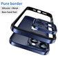 Hybrid Silicone Frame Aluminum Metal Phone Case For iPhone 16 Pro Max 16 Plus 16promax 16pro 16plus Better Heat Bumper