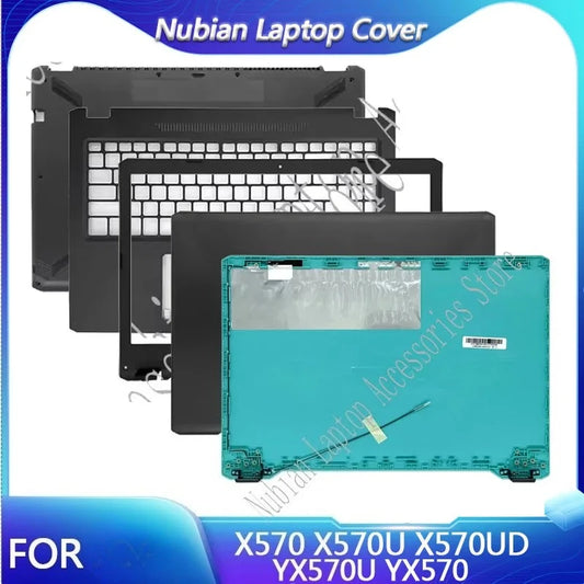 NEW Laptops Case For X570 X570UD YX570U YX570 Laptops Screen LCD Back Cover/Front Bezel/Palmrest/Bottom Laptop Accessories