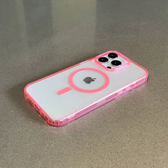 Luxury Matte Magsafe Wireless Charging Phone Case For iPhone 11 12 13 14 15 16 Pro Max Plus Bumper Magnetic Transparent Cover
