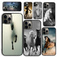 Running animal horse Phone Case for iPhone X XS XR 16 PRO MAX 15 14 PLUS 11 12 13 mini Back Cover Fundas Shell