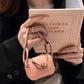 Mini Leather Fashion Bag For Airpods 4 3 2 Pro 2 Galaxy Buds 3/ 3Pro/ Buds FE 2Pro  Headphone Case Can Hold Other Small items