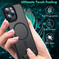 Magnetic Phone Case with Metal Stand for iPhone 16 15 14 13 12 Pro Max Plus Translucent Mobile Cases Military Grade Back Cover
