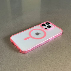 Luxury Matte Magsafe Wireless Charging Phone Case For iPhone 11 12 13 14 15 16 Pro Max Plus Bumper Magnetic Transparent Cover