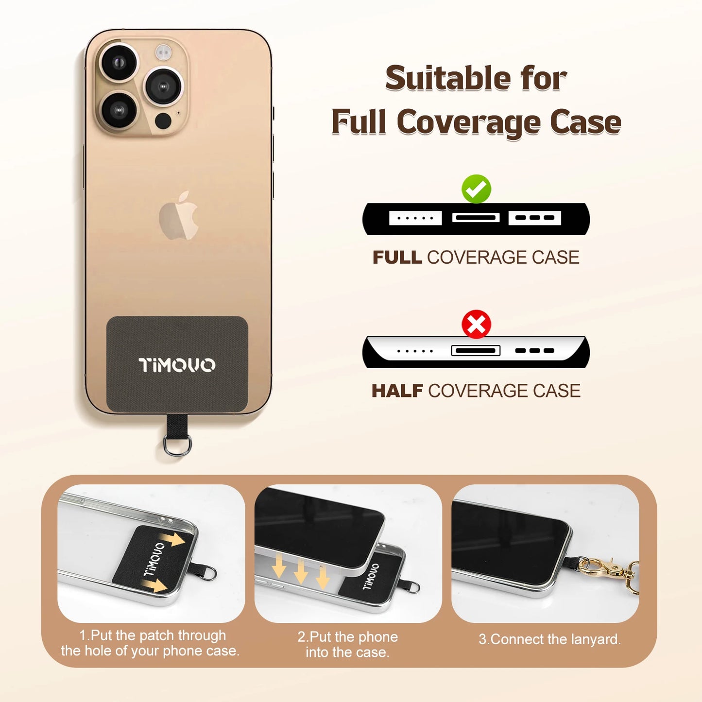 Phone Lanyard Crossbody Wrist Strap,Adjustable Anti-Theft Strap for All Smartphone Case,Universal Cell Phone Neck lanyard for me