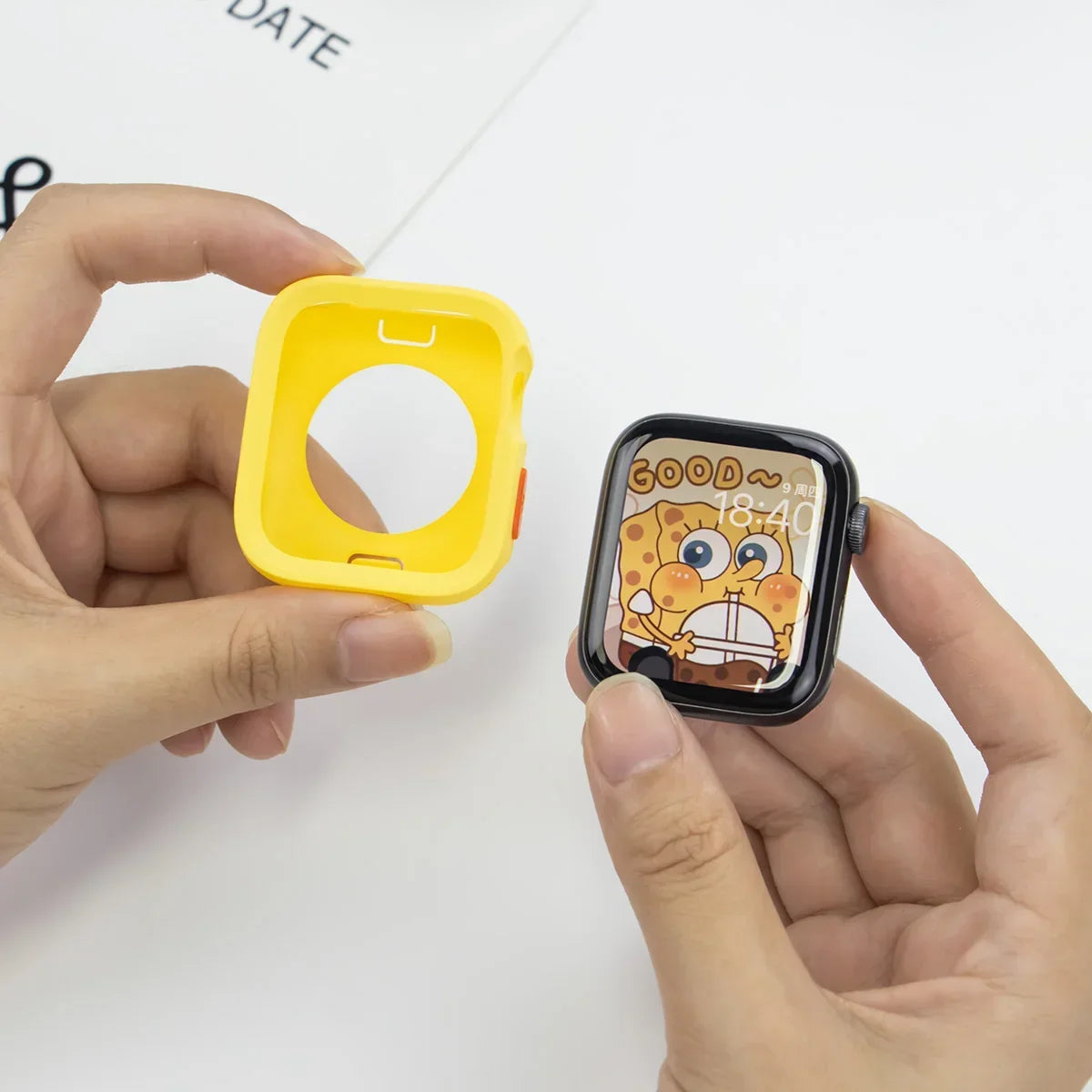 Candy Soft Silicone Case for Apple Watch Cover 46mm 42mm 49 45 41mm Protection For Iwatch Ultra 3 Series 11 10 9 8 7 6 Se Armor