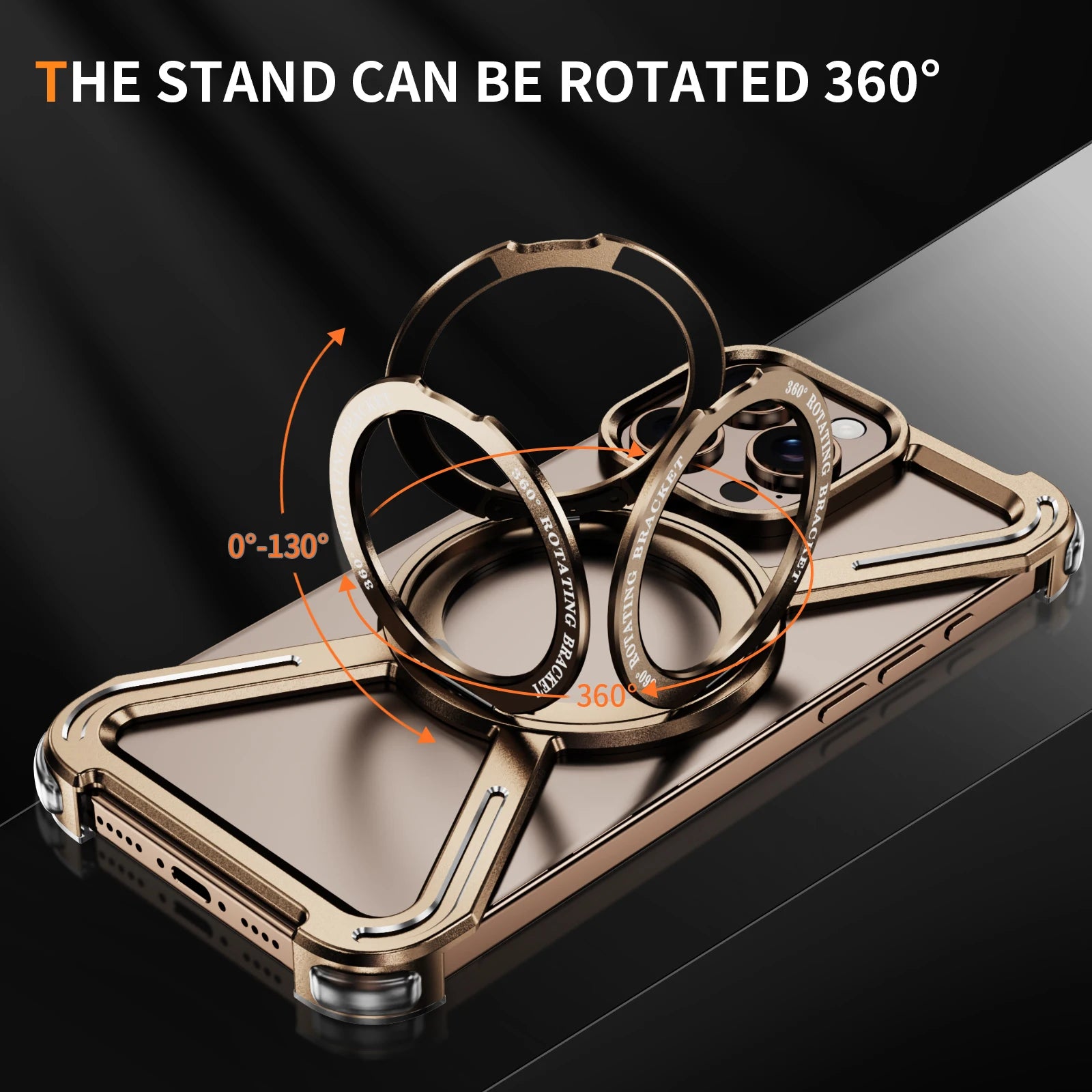 Aluminum Alloy Military armor Rimless Magnetic Phone Case For iphone 16 13 14 15 Plus Pro Max 16E E Metal Airbag protection case - Caseverse