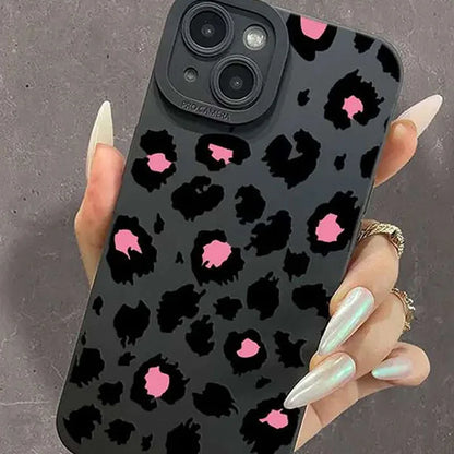 Stylish Pink Pattern Phone Case for iPhone 15  Pro Max 14 13 12 11 X XS XR 7 8 Plus Shockproof Soft Cover - Caseverse
