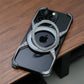 Metal Frameless Magsafe Magnetic Holder Phone Case For iPhone 16 15 14 13 Pro Max 16promax Aluminum Alloy Frame Shockproof Cover