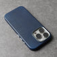 YMW Magnetic Genuine Leather Case for iPhone 16 Pro Max 15 14 Personality Cowhide Magnetic Phone Cover - Caseverse