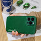 Personalized Customized Name Heart Phone Case for iPhone 16 15 14 13 Pro Max 12 11 X XS XR Design Leather Protective Back Cover - Caseverse