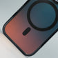 Metal Lens Kickstand Laser MagSafe Phone Case For iPhone 16 16pro max 14 15 Pro 13 12 Magnetic Wireless Charging Hard PC Cover