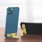 Ultra - thin Mini Metal Folding Phone Holder. Alloy, Invisible Design for Desktop Use