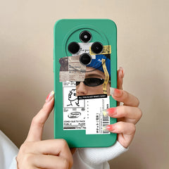 For Redmi 14C Phone Case Cartoon Astronaut Full Coverage Anti Drop Funda For Xiaomi Redmi 14 C Soft Liquid Silicone Bumper Capa