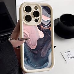 Soft Silicone Phone Case For iPhone 13 Case iPhone 15 14 Pro 11 12 16 13 Pro Max XR XS 7 8 Plus SE Fashion Marble Pattern Cover