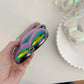 Stylish laser luxury cute 3D Bear shockproof phone case for iPhone 11 14 12 13 14 15 Pro Max Soft silicon anti-drop bumper cover - Caseverse