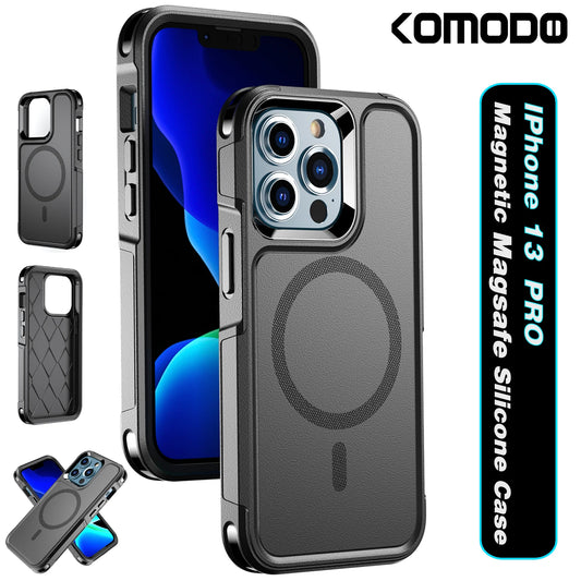 For iPhone 15 14 13 12 Magnetic Case Magsafe Military Grade Protection Back Shockproof Phone Case - Caseverse
