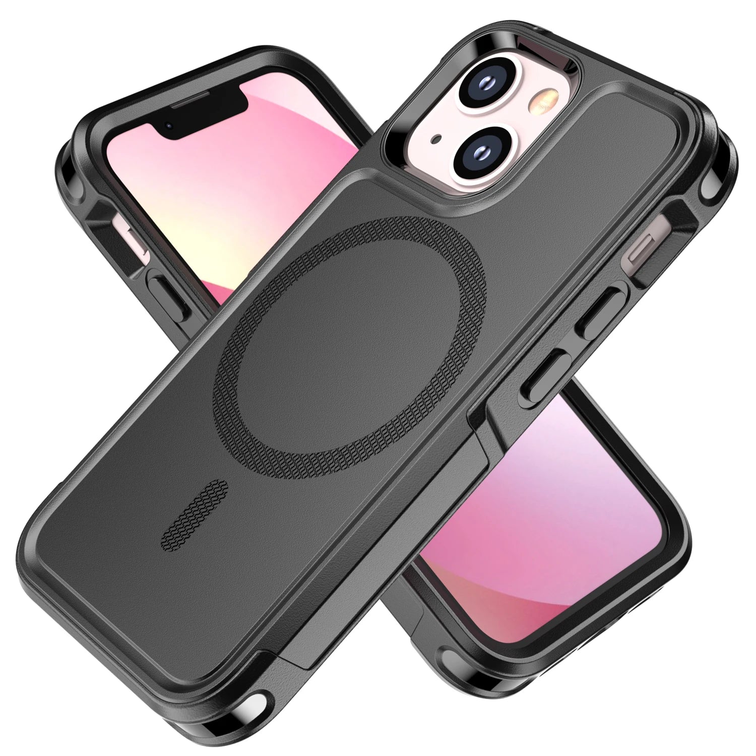 For iPhone 15 14 13 12 Magnetic Case Magsafe Military Grade Protection Back Shockproof Phone Case - Caseverse