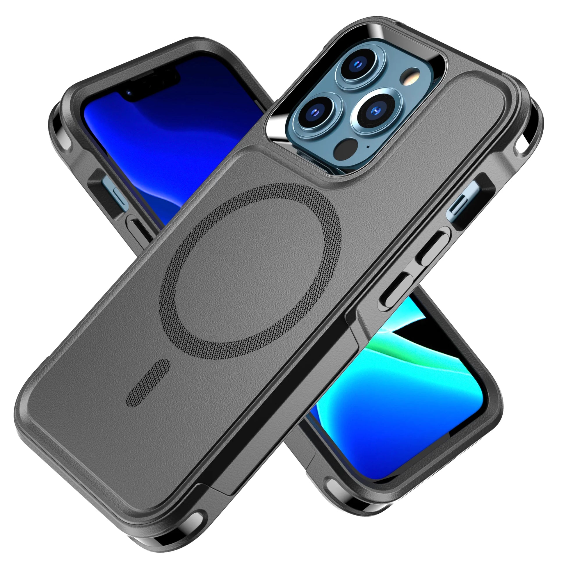 For iPhone 15 14 13 12 Magnetic Case Magsafe Military Grade Protection Back Shockproof Phone Case - Caseverse