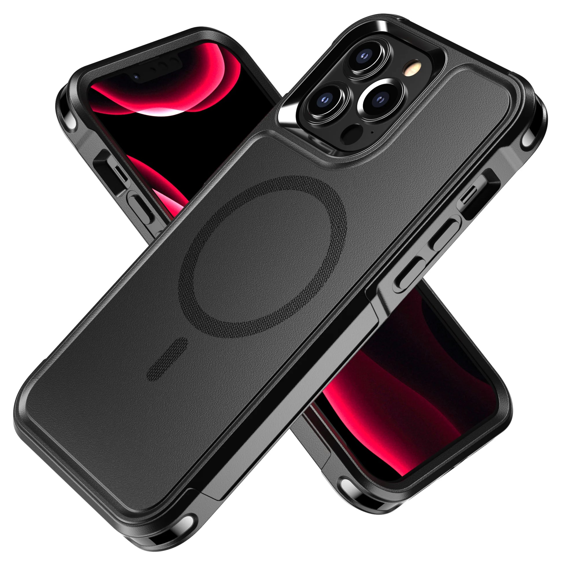 For iPhone 15 14 13 12 Magnetic Case Magsafe Military Grade Protection Back Shockproof Phone Case - Caseverse