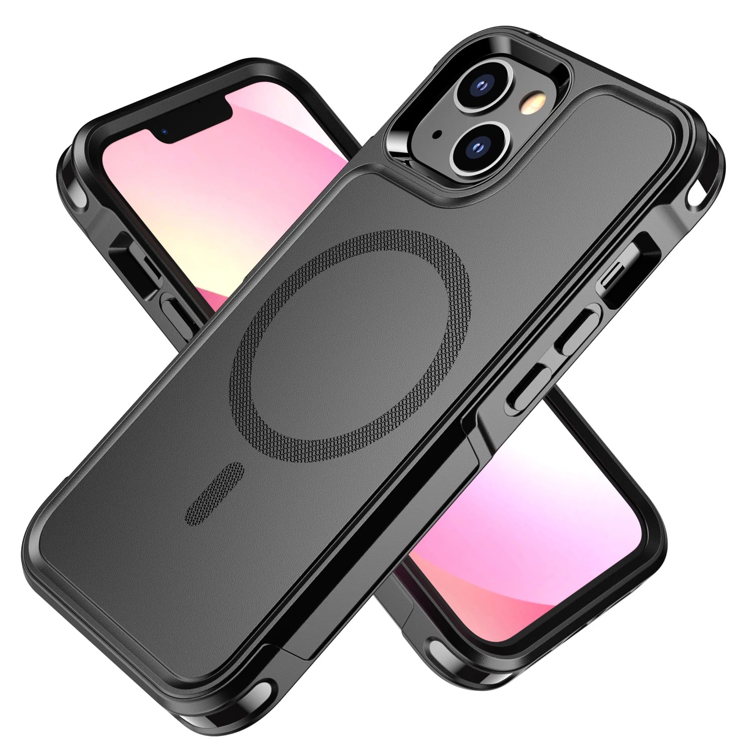 For iPhone 15 14 13 12 Magnetic Case Magsafe Military Grade Protection Back Shockproof Phone Case - Caseverse